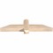 Ekena Millwork Eugene Smooth Timber Gable Bracket, Douglas Fir, 36"W x 9"H x 3 1/2"D x 3 1/2"F, 6/12 Pitch GBW036X09X0404EUG00SDF - alternate 5